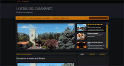 Desktop Screenshot of hostaldelcaminante.com