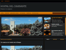 Tablet Screenshot of hostaldelcaminante.com